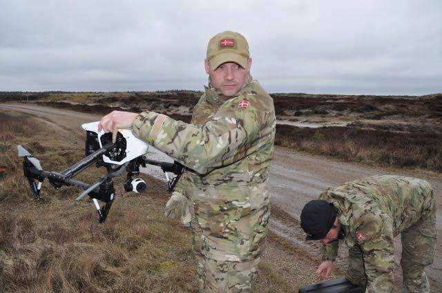 丹麥軍隊使用大疆無人機？