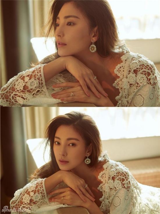 张雨绮杂志秀美腿