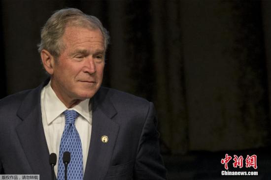 美前总统小布什创作的退伍军人肖像画册成畅销书