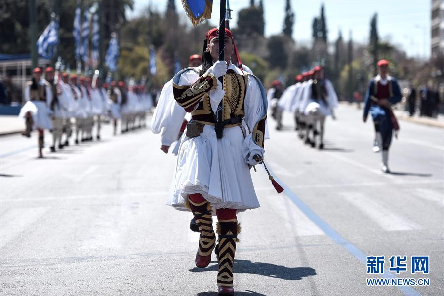 希腊仪仗队图片