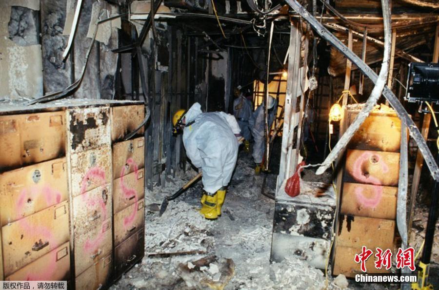 FBI首次公佈“9·11”五角大樓遭襲現場調查照片