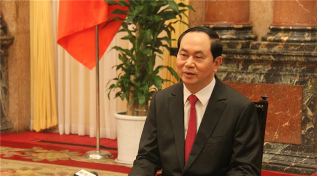 越南國家主席:'一帶一路'國際合作高峰論壇有助地區與世界和平穩定繁榮