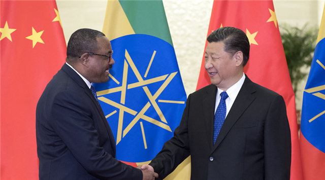 習近平會見衣索比亞總理海爾馬利亞姆