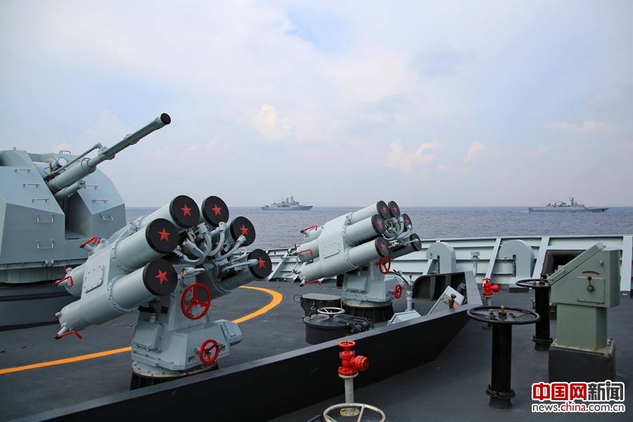 黄山舰抵达新加坡参加西太海军论坛多边海上联合演习