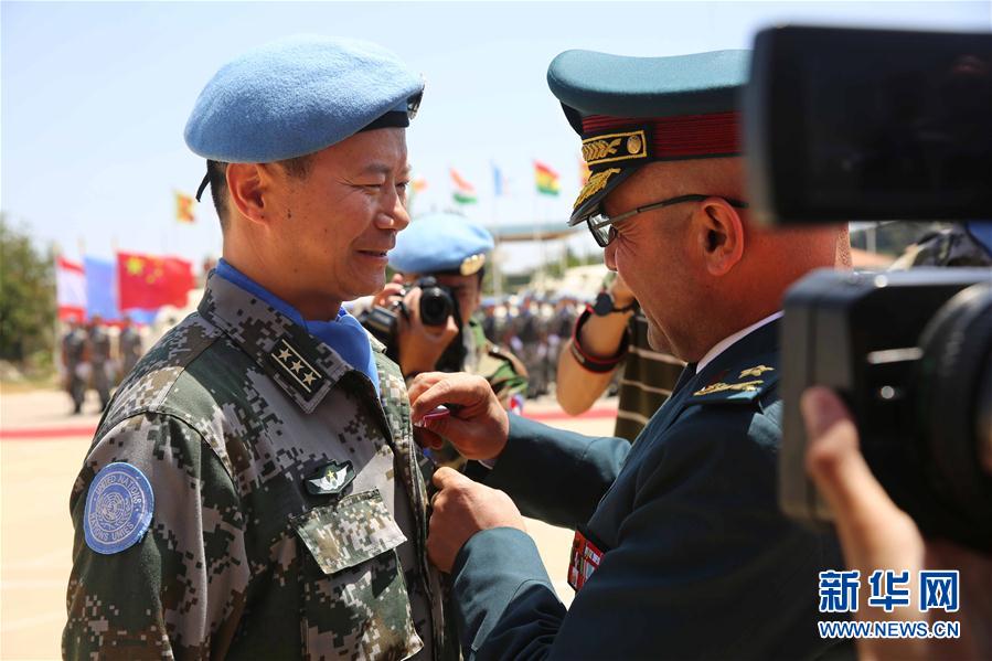 中国赴黎维和部队完成第15次轮换交接