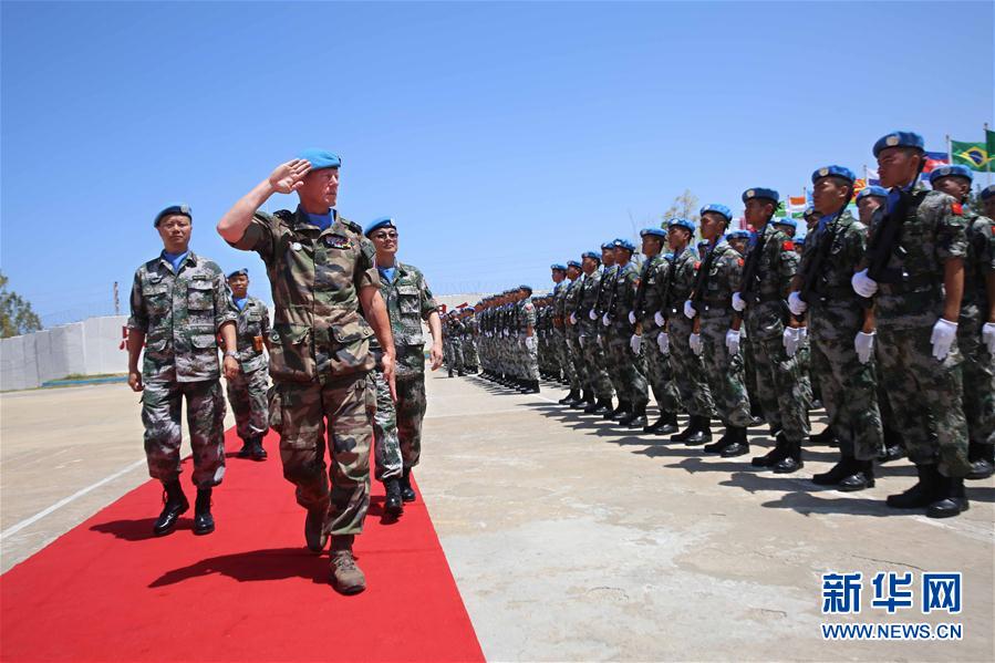 中国赴黎维和部队完成第15次轮换交接