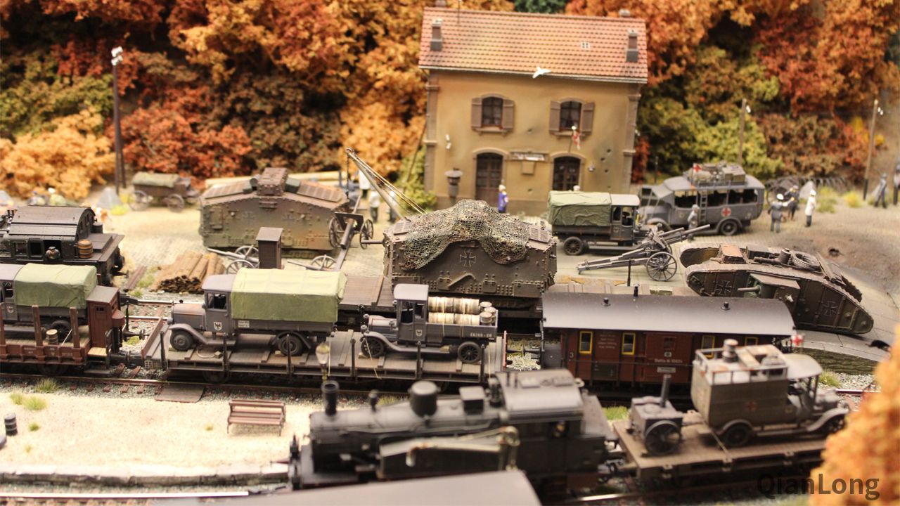 国外模型爱好者的一战场景模型 其精细程度让人羡慕_军事_中国网