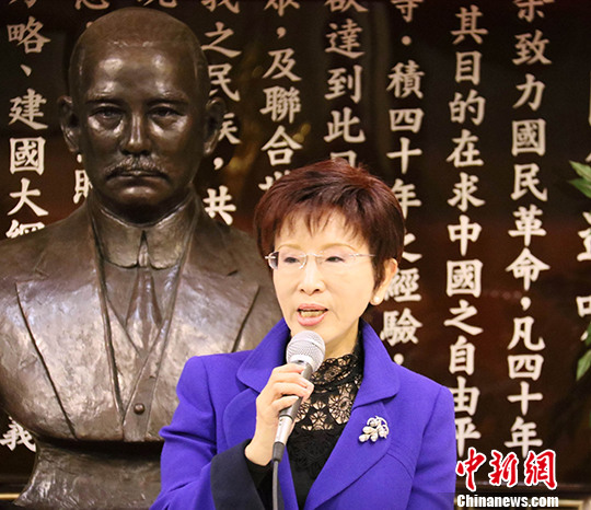 资料图:洪秀柱。 <a target='_blank' href='http://www.chinanews.com/'><p align=