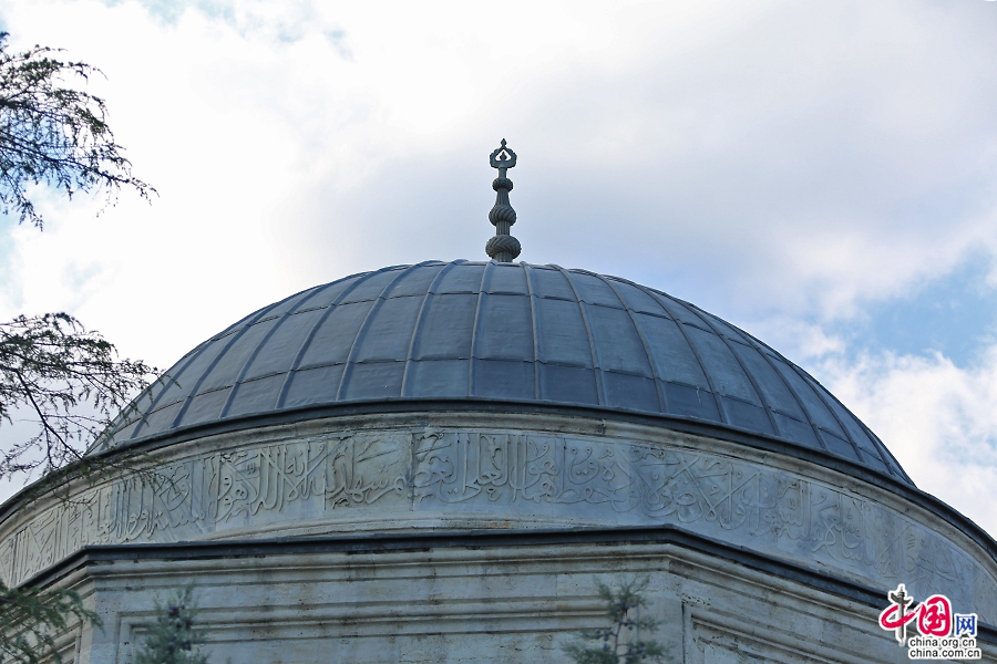苏莱曼清真寺的穹顶