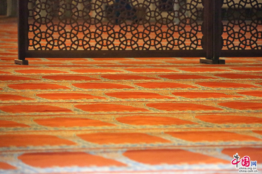 苏莱曼清真寺的地毯