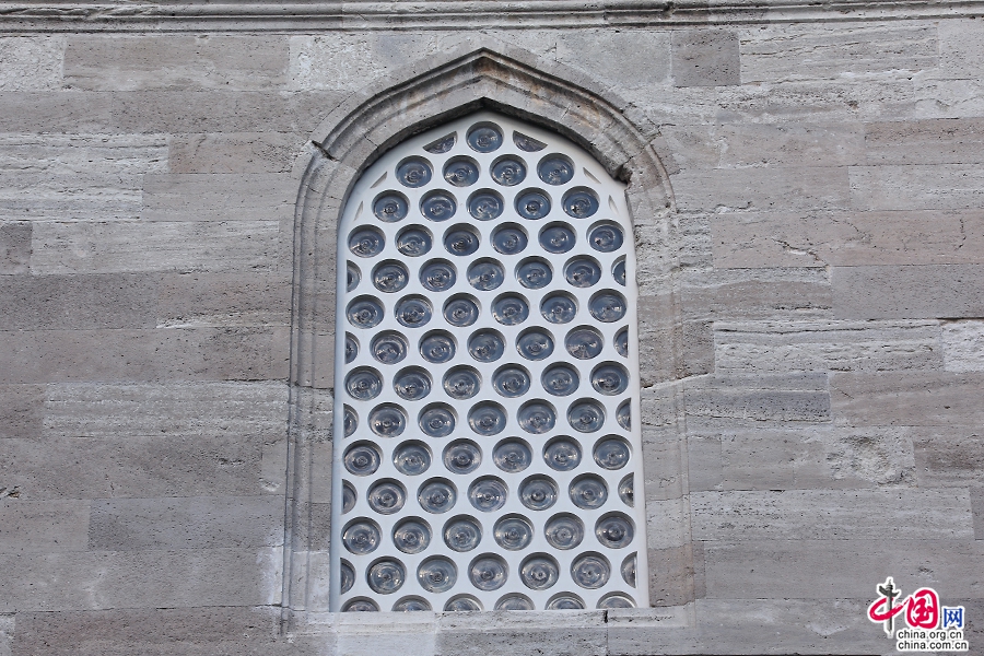 苏莱曼清真寺的镂空窗