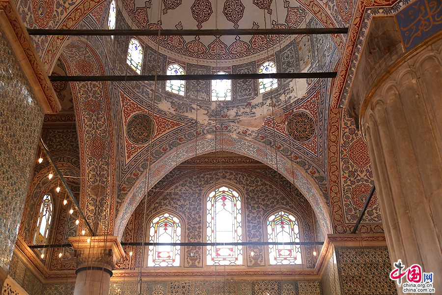 蓝色清真寺内部装饰