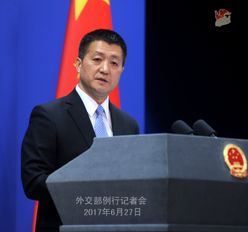 外交部发言人陆慷