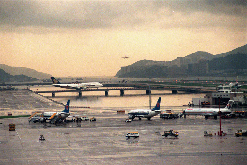 香港赤鱲角国际机场图片