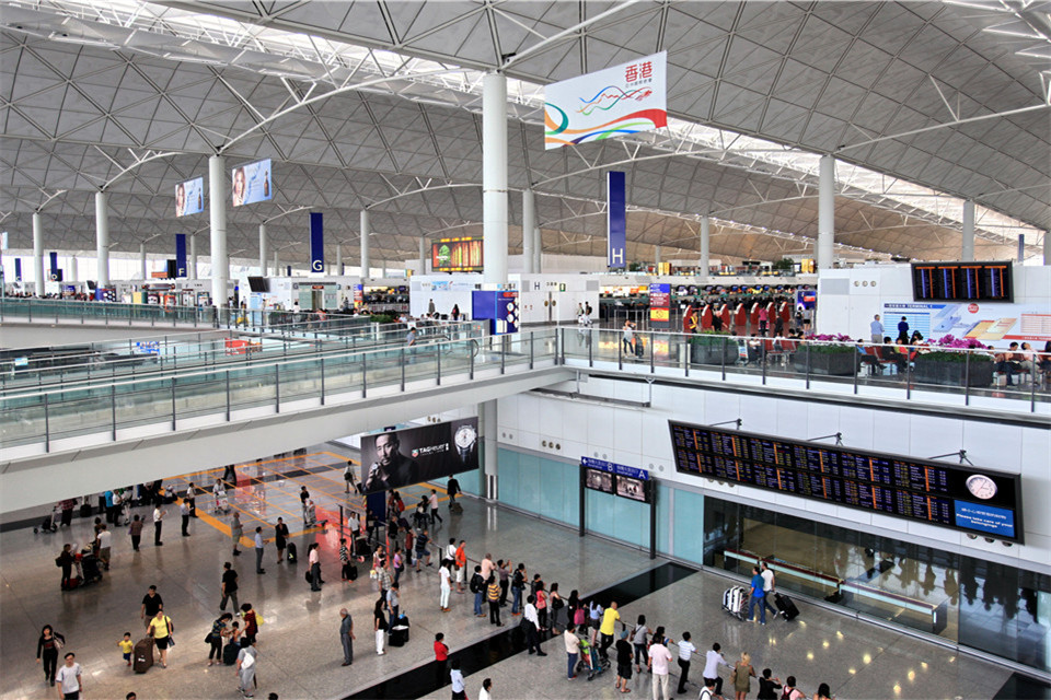 2012年香港国际机场客运大楼内景