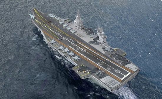 俄罗斯海军宣布将建造新航母