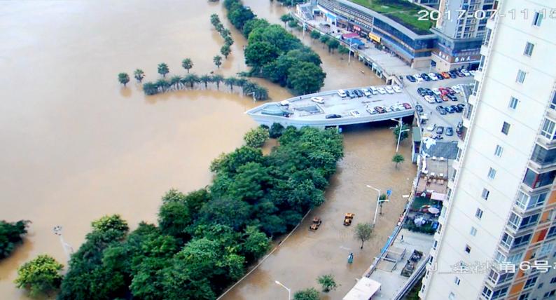 广西发布洪水蓝色预警 西江将形成今年2号洪水