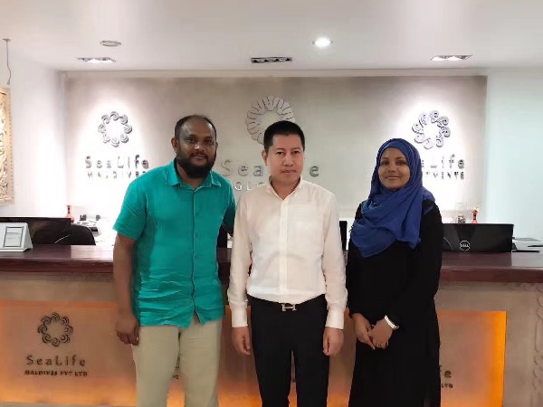 丁德法拜访马尔代夫驻华大使馆