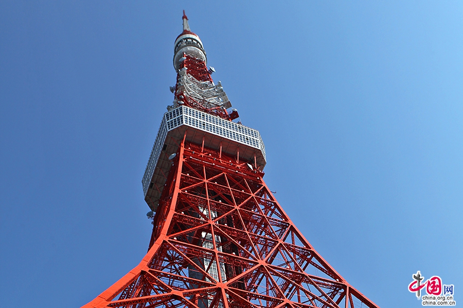东京塔为棱锥体