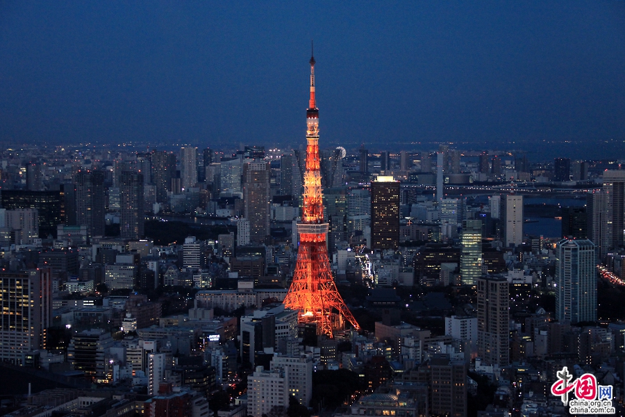 可以得到與東京塔相平的視角
