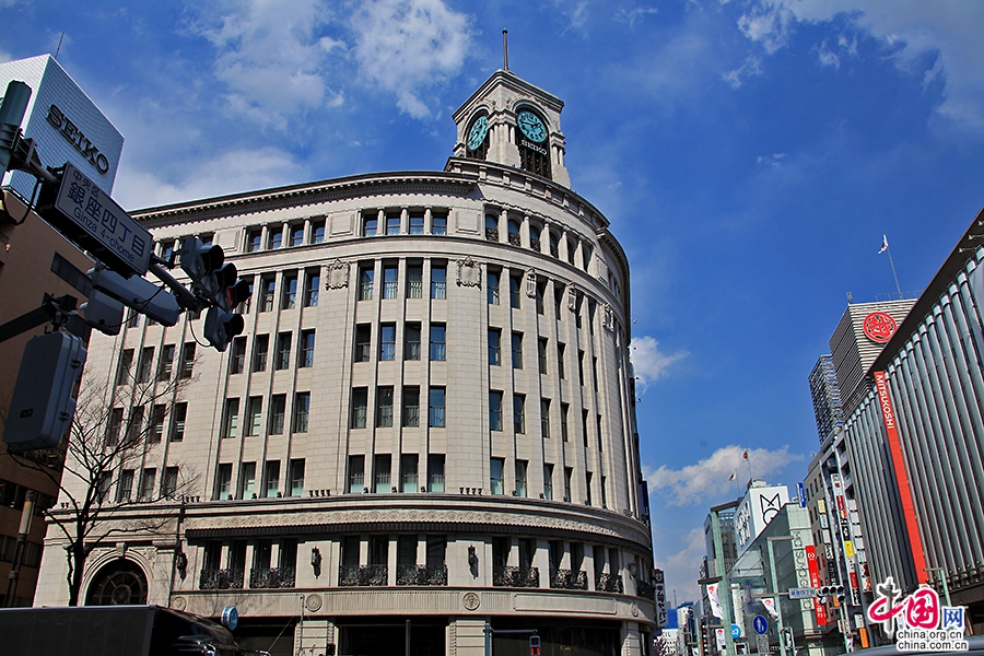 银座是东京中央区的一个主要商业区