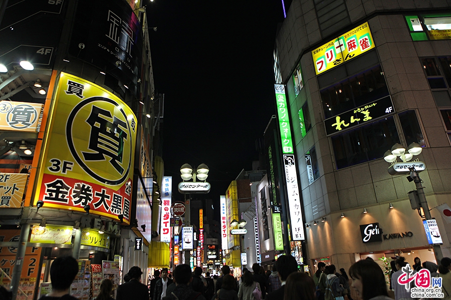 涩谷是年青人与市民的购物天堂
