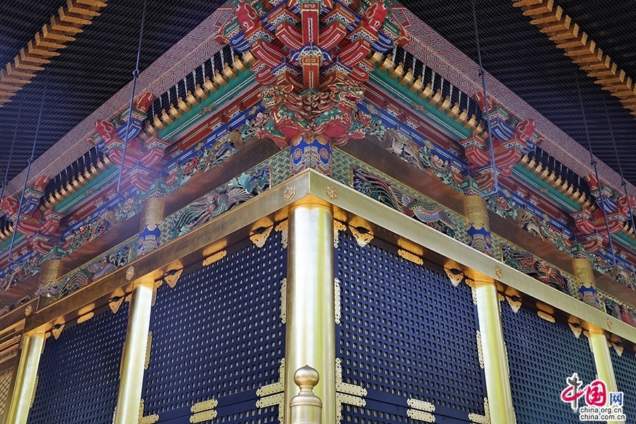上野东照宫社殿的转角铺作