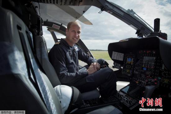 2016年9月20日消息，英国威廉王子在东安格利亚空中急救队接受工作任务。威廉王子于2014年加盟东安格利亚空中急救队，担任空中急救飞行员。东安格利亚空中急救队一年365天运作，有两架直升机负责抢救。该组织没有任何政府直接资助，全靠慈善捐赠，每年筹资大约760万英镑。