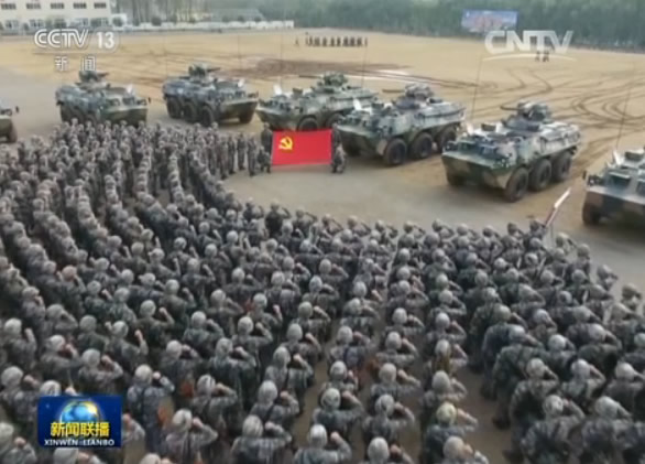  习主席在庆祝建军90周年大会上的重要讲话在全军和武警部队引起强烈反响