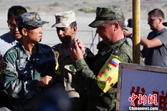 国际军事比赛安全环境赛场:五国神枪手赛场