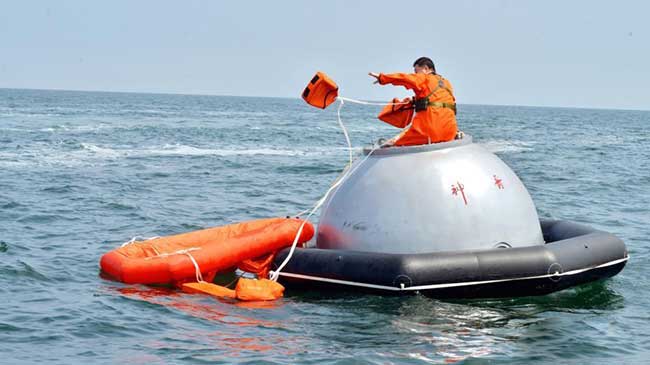 中欧航天员海上救生训练圆满完成