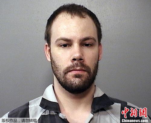 图为涉嫌绑架中国访问学者章莹颖的美国嫌犯克里斯滕森。