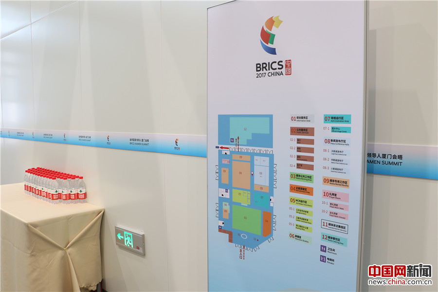 新闻中心区域引导图