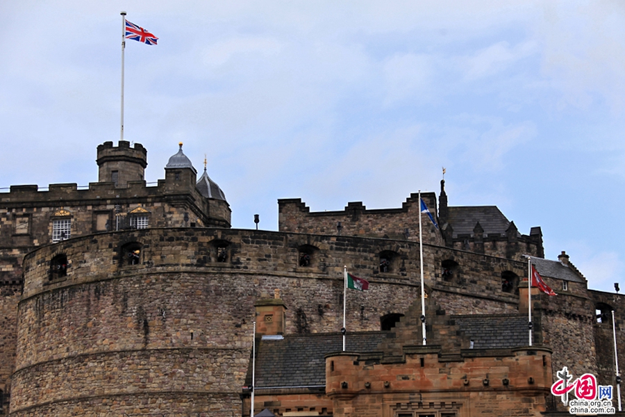 爱丁堡城堡在市中心各角落都可看到