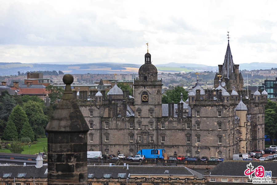 从爱丁堡城堡远眺
