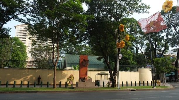 位于越南胡志明市的美国领事馆。（图片来源：越南快报网站）