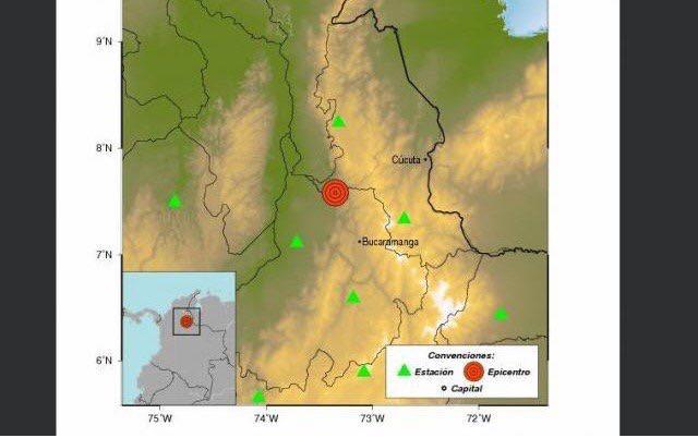 哥伦比亚发生里氏5.7级地震 暂无人员伤亡报告