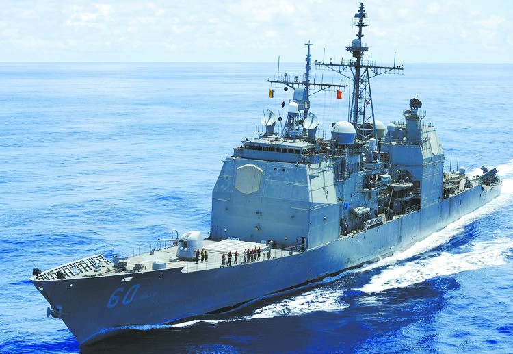 美海军开始告别巡洋舰时代 航母编队成防空核心 