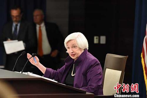 资料图：美联储主席耶伦。 <a target=&apos;_blank&apos; href=&apos;http://www.chinanews.com/&apos;><p align=