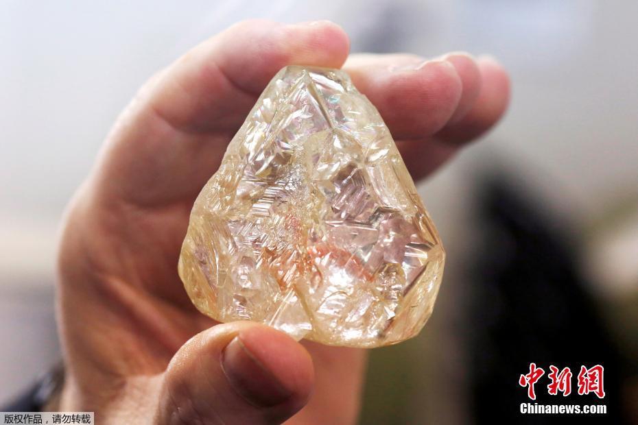 10月24日消息，近日，在以色列鑽石交易所，一顆名為“和平鑽石”的709克拉的鑽石在以色列的鑽石拍賣會上展出。