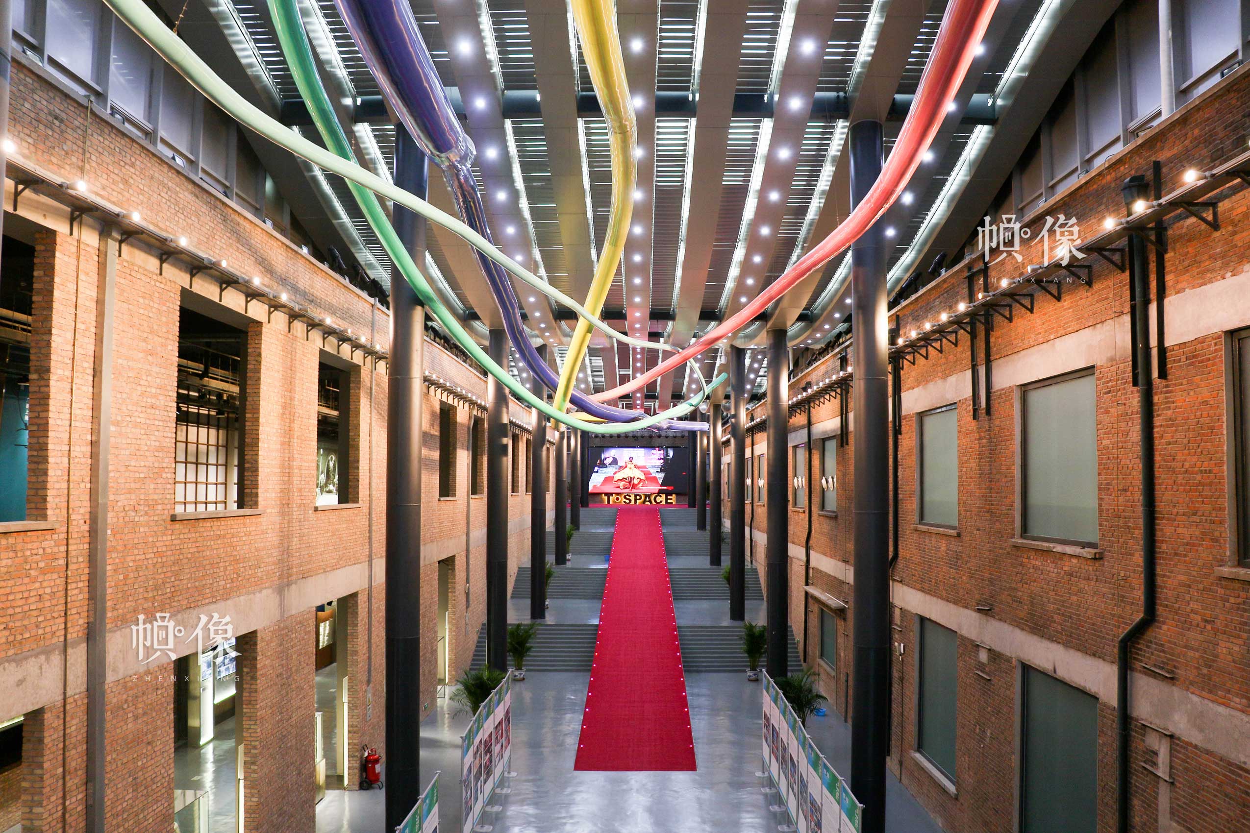 朝阳规划艺术馆“T空间”，是国内目前最大的室内T型空间。中国网实习记者 朱珊杉 摄