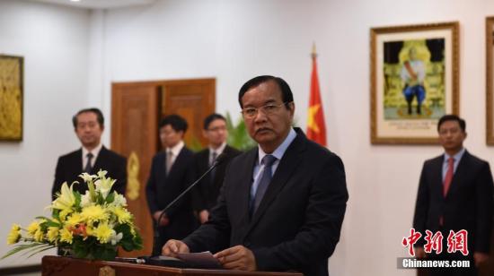 资料图：柬国务兼外交国际合作部大臣布拉索昆。中新社记者 黄耀辉 摄