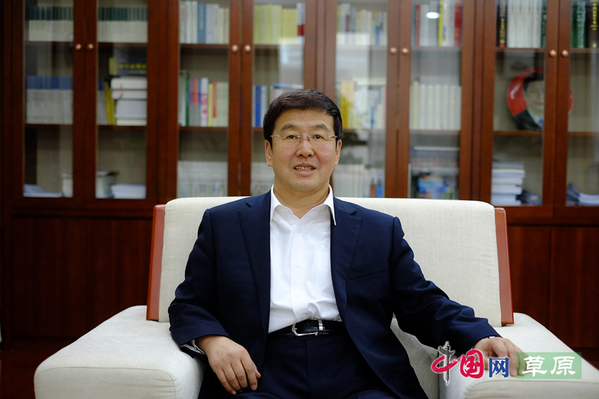 中央統戰部副部長,國家民委主任、黨組書記巴特爾(攝影:中國網記者王金梅)