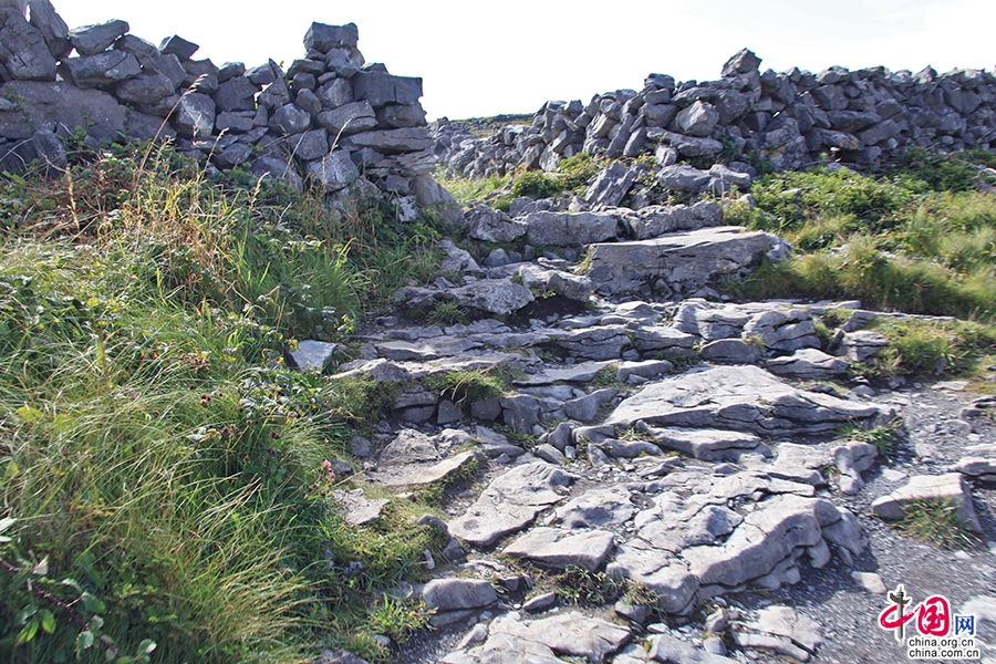 石块是安格斯堡的建筑材料