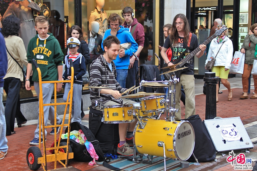 格拉夫顿街北到三一学院绿地