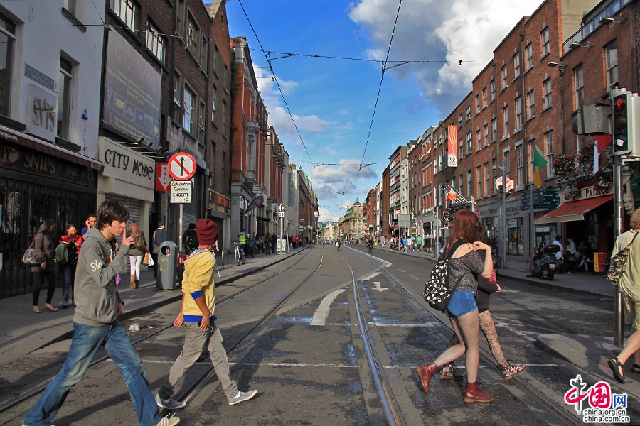 繁华的奥康奈尔大街