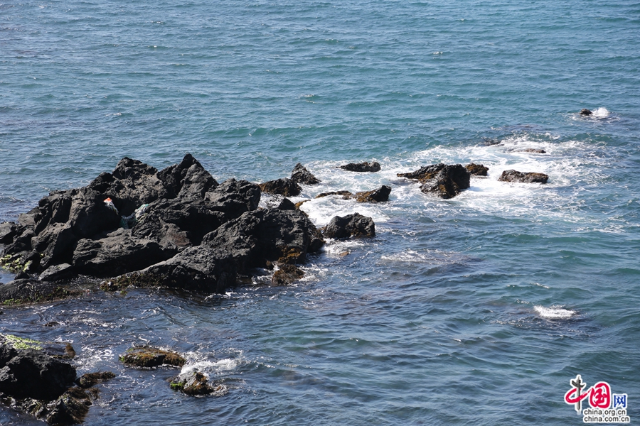 龙头岩所在的火山岩海岸