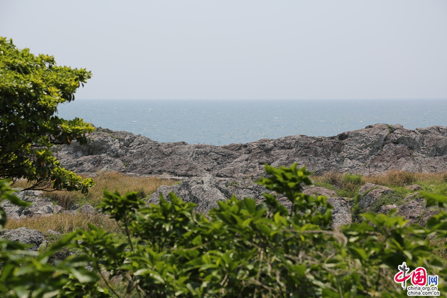 鸟岛上的海天一线