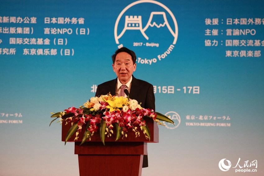 中共中央宣传部副部长、国务院新闻办公室主任蒋建国发言