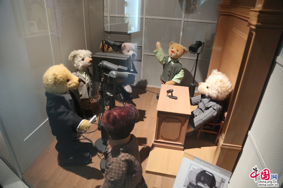 泰迪熊博物馆内以主题陈列着各种各样的泰迪熊玩偶